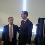 Jersey City Mayor Steven Fulop and New Jersey U.S. Attorney Paul Fishman.