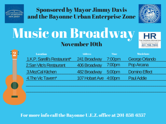 Music Broadway Bayonne November 10 2017