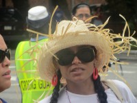 JC Puerto Rican Day Parade wearing the hat 