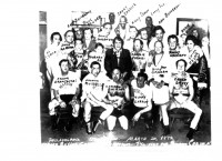 Al Certo top row, right hand side of photo with many of boxing's legends.