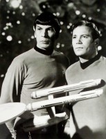 Captain Kirk and Spock from the Star Trek Series