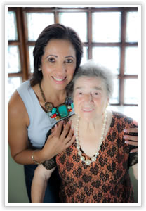 Rita Pane and her daughter -in law Isabelle