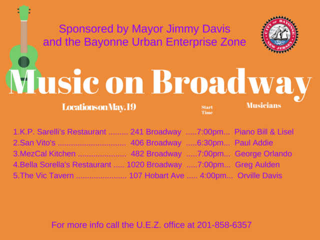 Music on Broadway May 19th, 2017