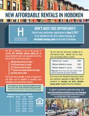 Hoboken Affordable housing 