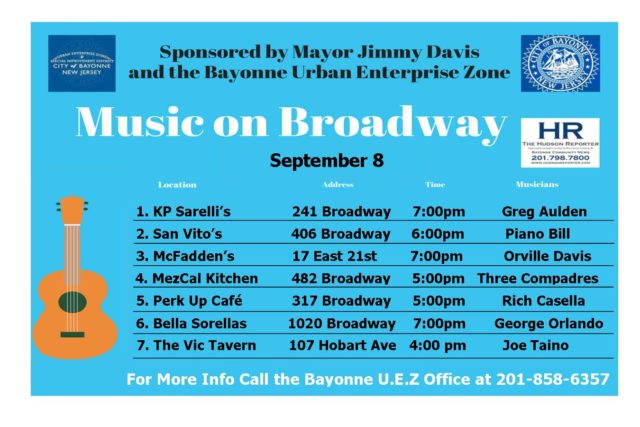 Music Broadway Bayonne September 8 2017
