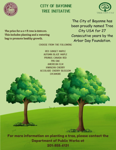 City of Bayonne Tree Initiative